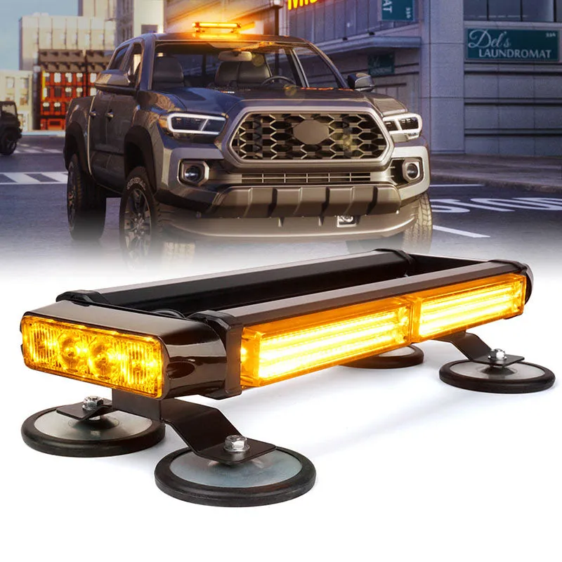 14.5‘’ Strobe Light Bar with Magnetic Mount