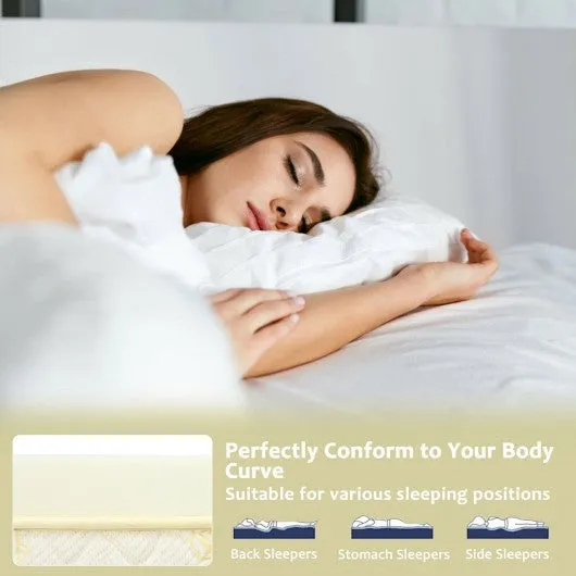 3 inch Bed Mattress Topper Air Cotton for All Night’s Comfy Soft Mattress Pad-King Size