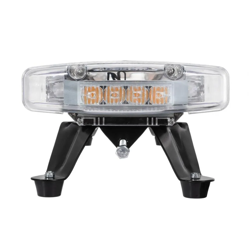 31.5" Rooftop Strobe Flashing Light Bar with Mounting Brackets 20 Flashing Modes Emergency Safety Warning Caution Beacon Lights