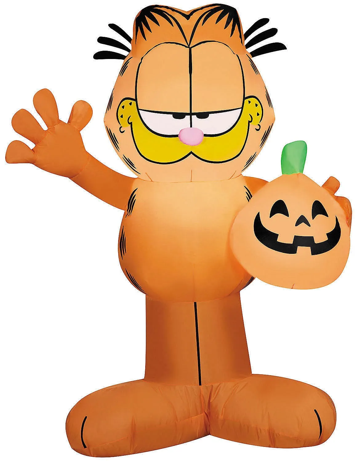 3.5' Airblown® Garfield with Pumpkin Inflatable