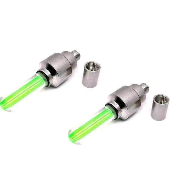 4-Pack: Motion Activated LED Tire Valve Stem Lights