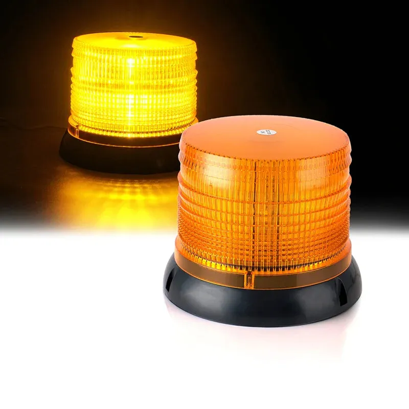 Amber Beacon Strobe Light with Cover