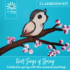 Art Kits   Video Tutorial | Acrylic Painting Project | First Song of Spring (Classroom Kit)