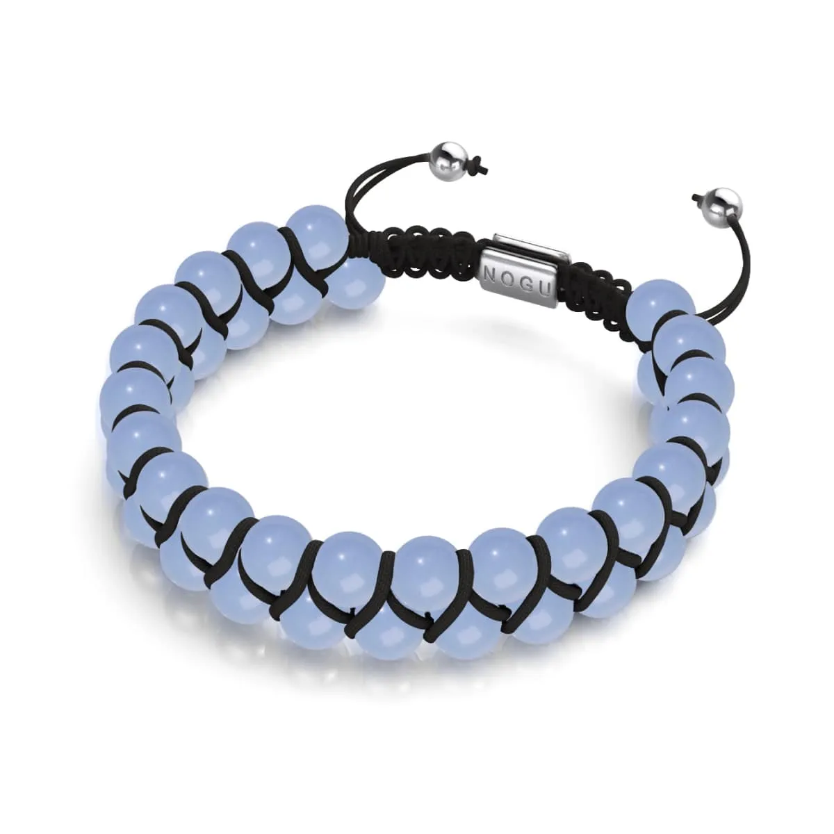 Azure | Lumos Ceramic | Vitality Macrame Bracelet