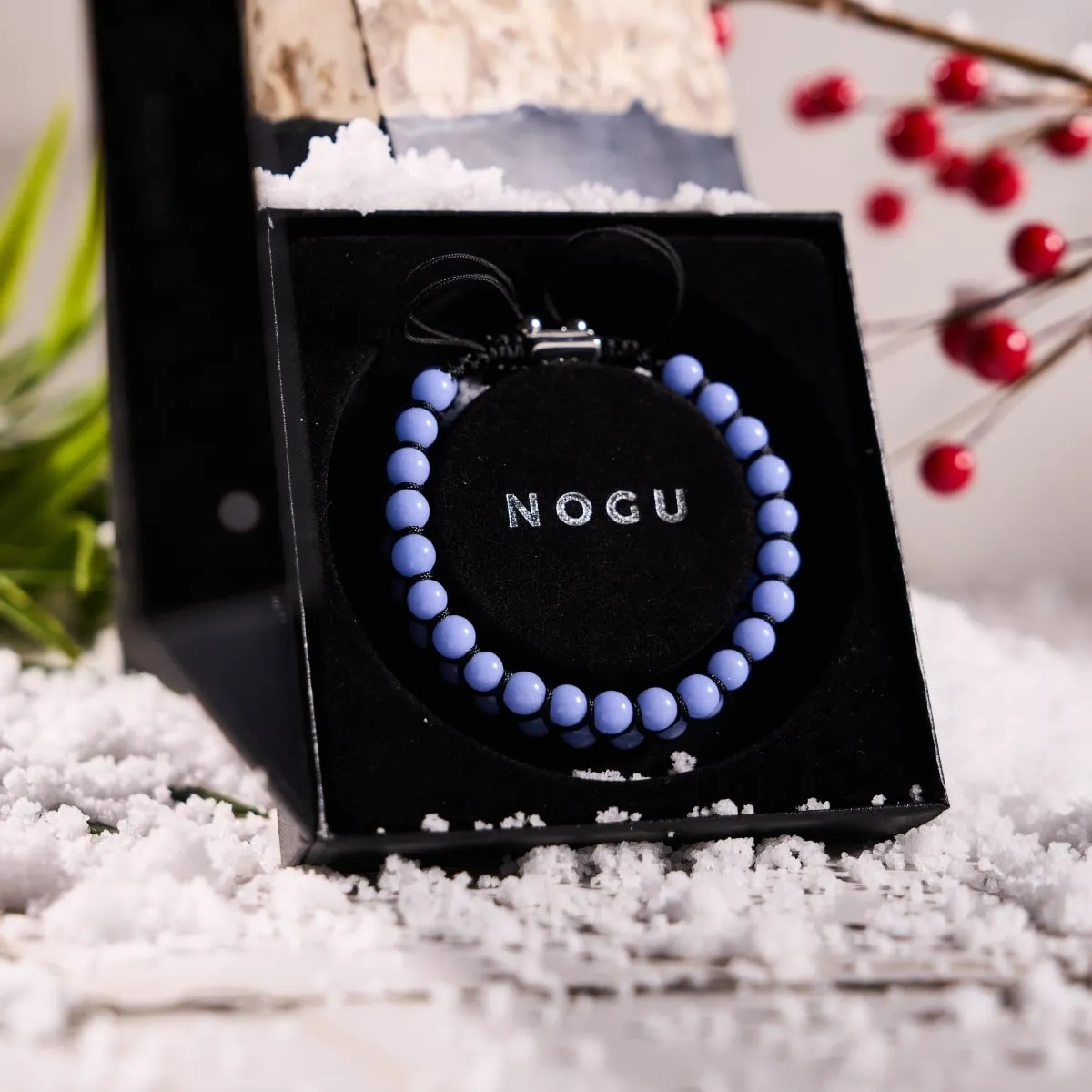 Azure | Lumos Ceramic | Vitality Macrame Bracelet