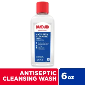 Band-Aid Hurt-Free Antiseptic Wash, 6 oz