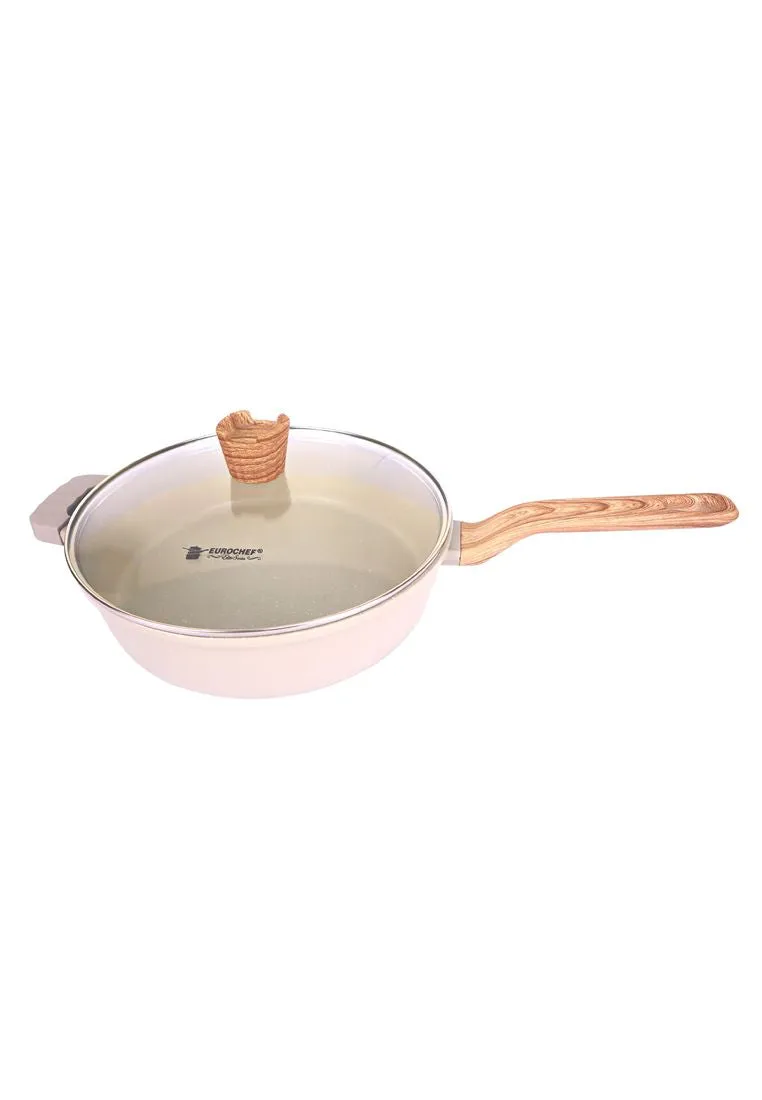 Eurochef Ocean Wave Series Fry Pan with Lid