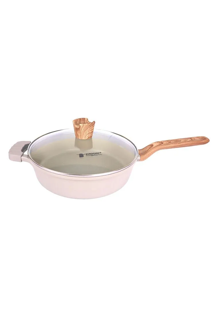 Eurochef Ocean Wave Series Fry Pan with Lid