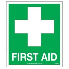 First Aid Sticker 120x140mm