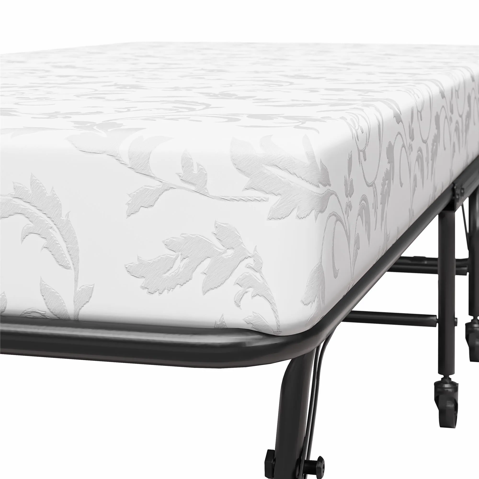 Folding Guest Bed with 4 Inch Mattress