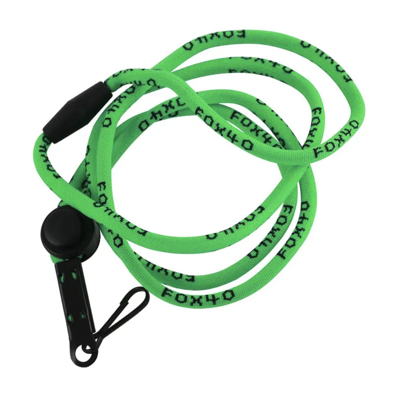 FOX 40 Classic Whitle   Lanyard Green