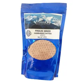 Freeze Dry Wholesalers Freeze-Dried Beef Hamburger Patties Uncooked