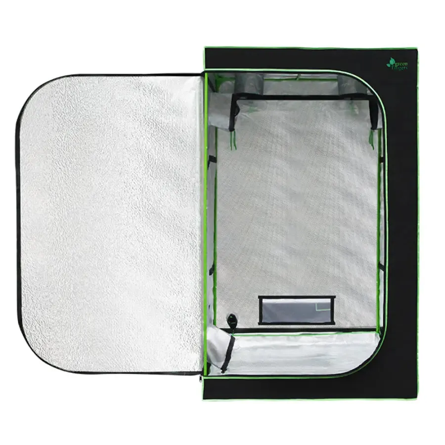 Green Fingers Grow Tent Kits 1680D Oxford 0.9MX0.9MX1.8M Hydroponics Grow System