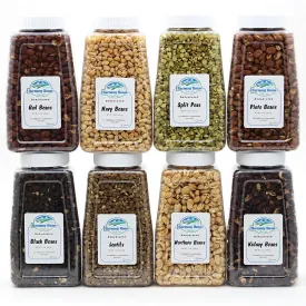 Harmony House Bean and Legume Pantry Stuffer (8 Varieties, Quart Size)