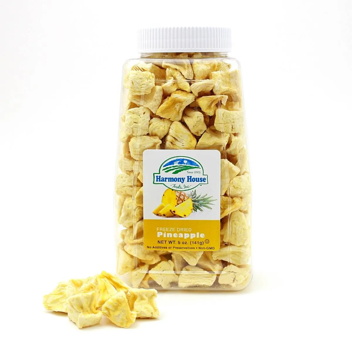 Harmony House Freeze Dried Pineapple (6 oz)