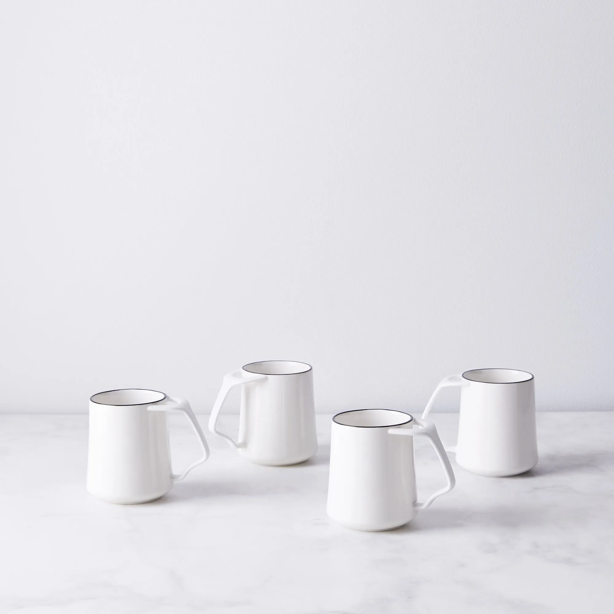 Kant Porcelain Mugs, Set of 4