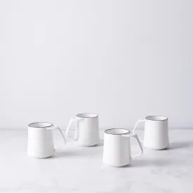 Kant Porcelain Mugs, Set of 4