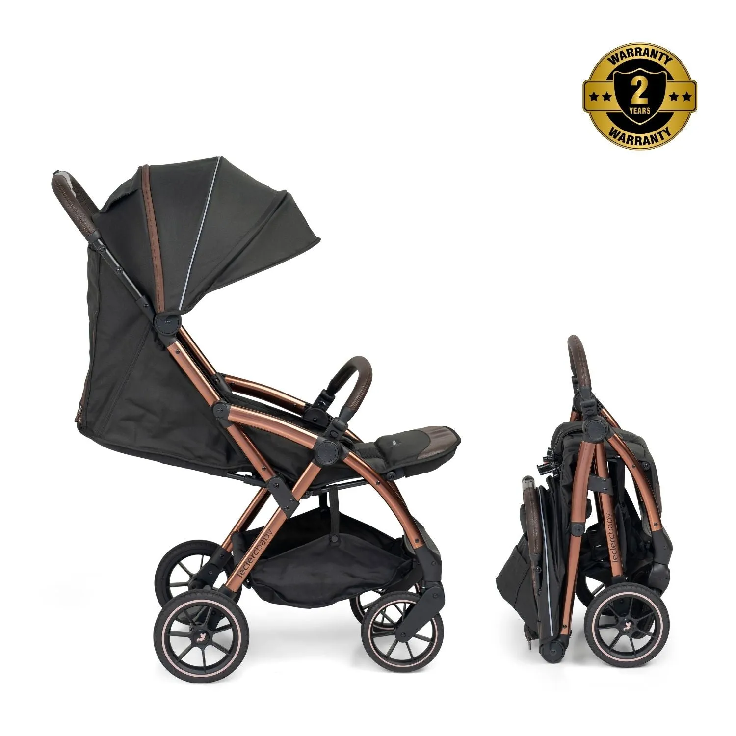 Leclerc Baby Influencer XL Stroller Black Brown