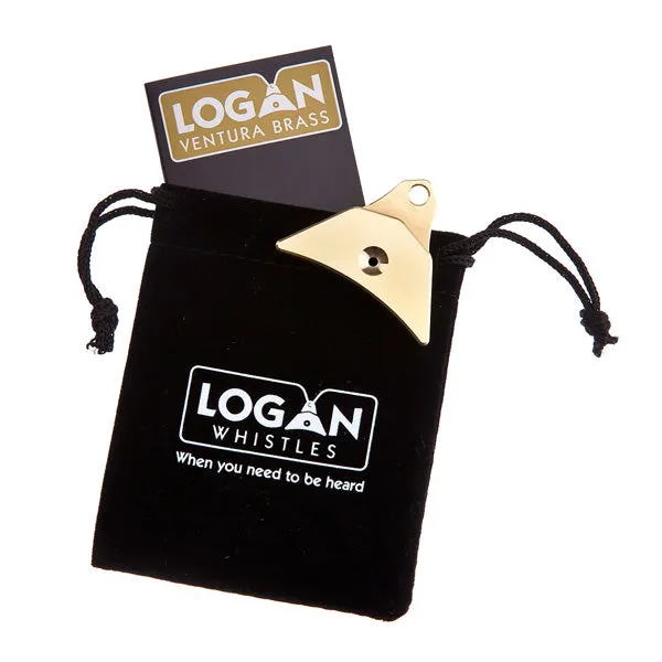 Logan Ventura Solid Brass Shepherd's Whistle