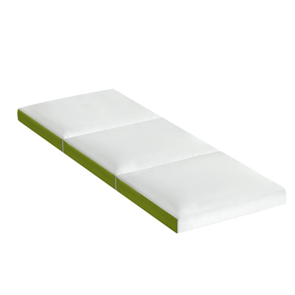 Medium-Firm Foldable Foam Mattress Trifold Design - Giselle Bedding