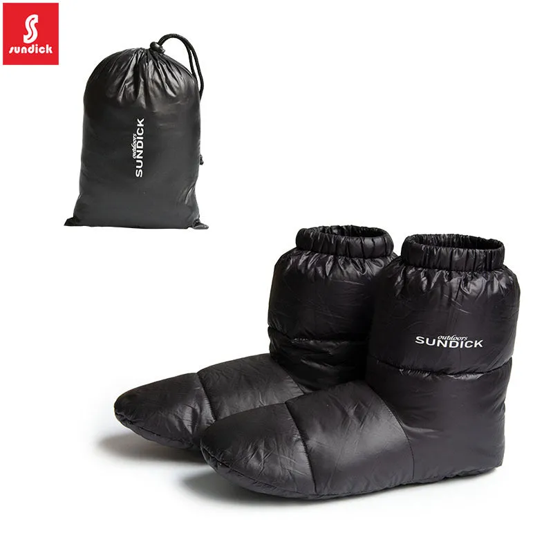 Mountain customer outdoor warm down foot covers high-cut socks winter sleeping bag warm home travel suitable