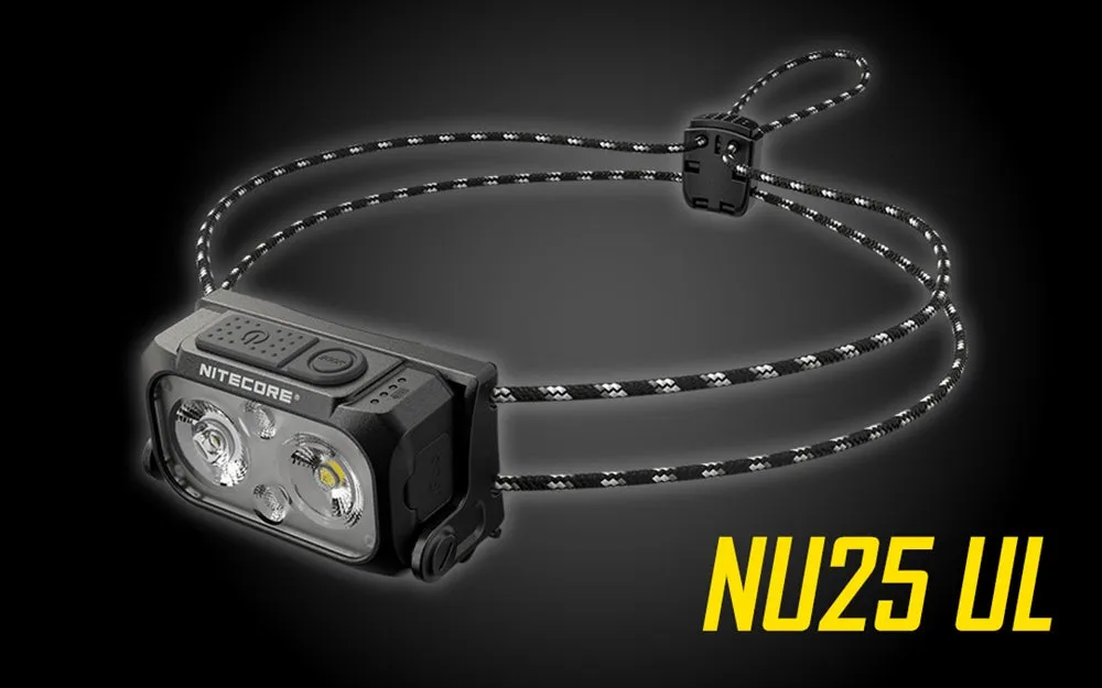 Nitecore - NU25 UL 400 Lumens Ultralight Rechargeable Headlamp