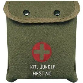 Olive Drab - M-1 Jungle First Aid Pouch with No Contents