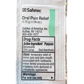 Oral Pain Reliever for Emergency Toothache Relief