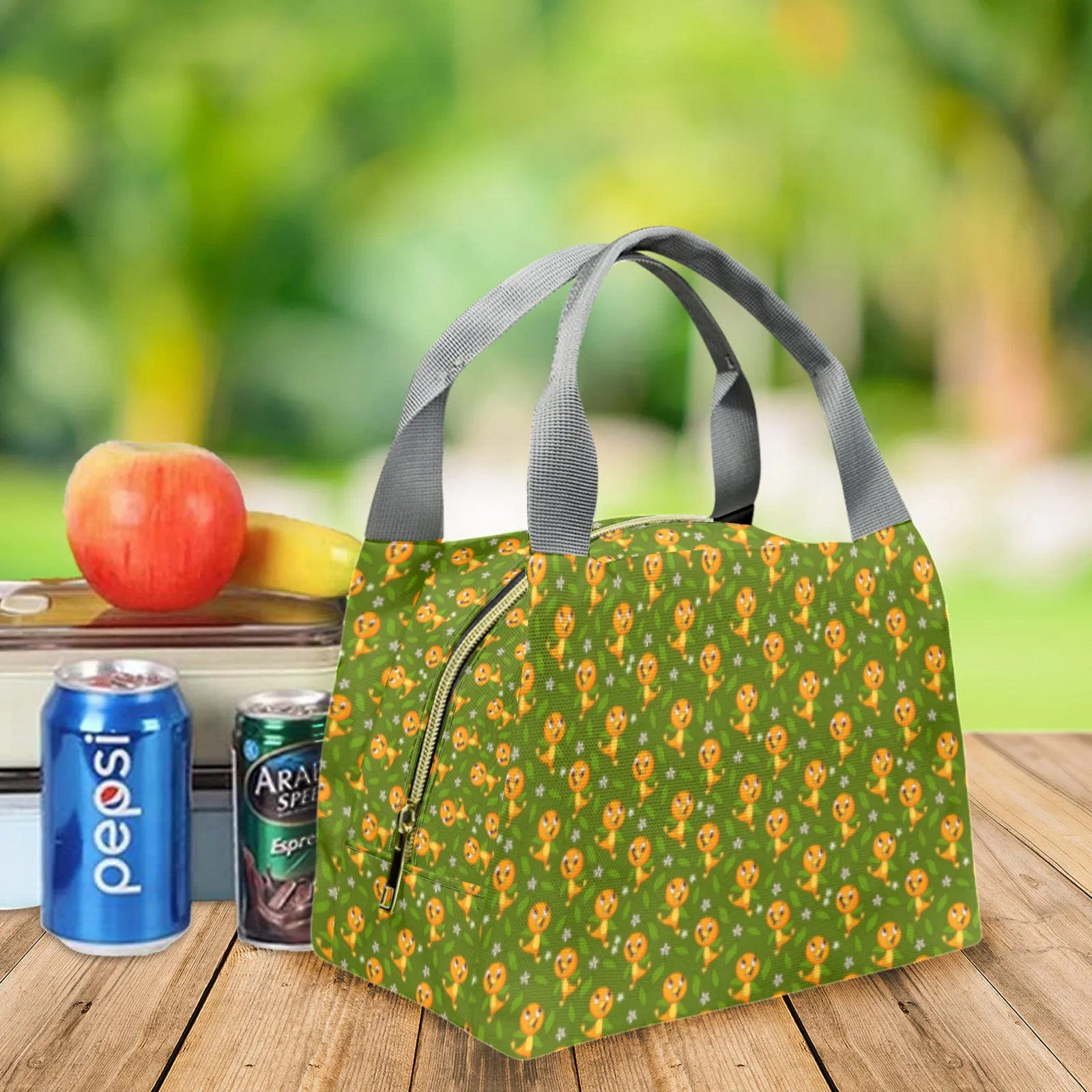 Orange Bird Portable Lunch Bag