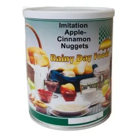 Rainy Day Foods Apple Cinnamon Nuggets (Imitation) 15 oz #2.5 Can - 38 Servings