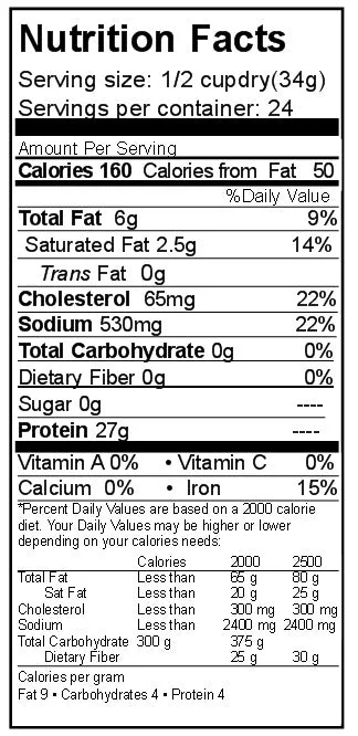 Rainy Day Foods Freeze-Dried Ground Beef 28 oz #10 Can - 24 Servings