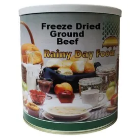 Rainy Day Foods Freeze-Dried Ground Beef 28 oz #10 Can - 24 Servings