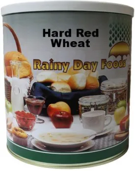 Rainy Day Foods Hard Red Wheat 88 oz #10 Can - 25 Servings