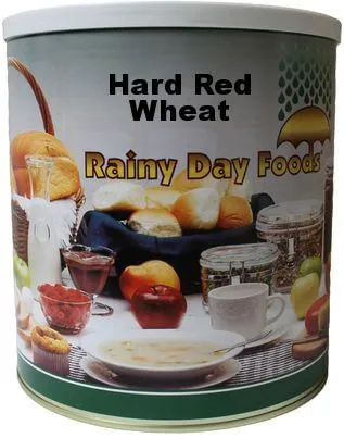 Rainy Day Foods Hard Red Wheat 88 oz #10 Can - 25 Servings