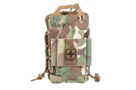 Tactical tear-off first aid kit with Velcro Wosport Multicam