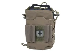 Tactical tear-off first aid kit with Velcro Wosport Ranger Green