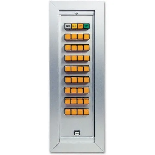 TekTone NC110/20 Nurse Call Master Annunciator Panel with 20 Control Panel Zones