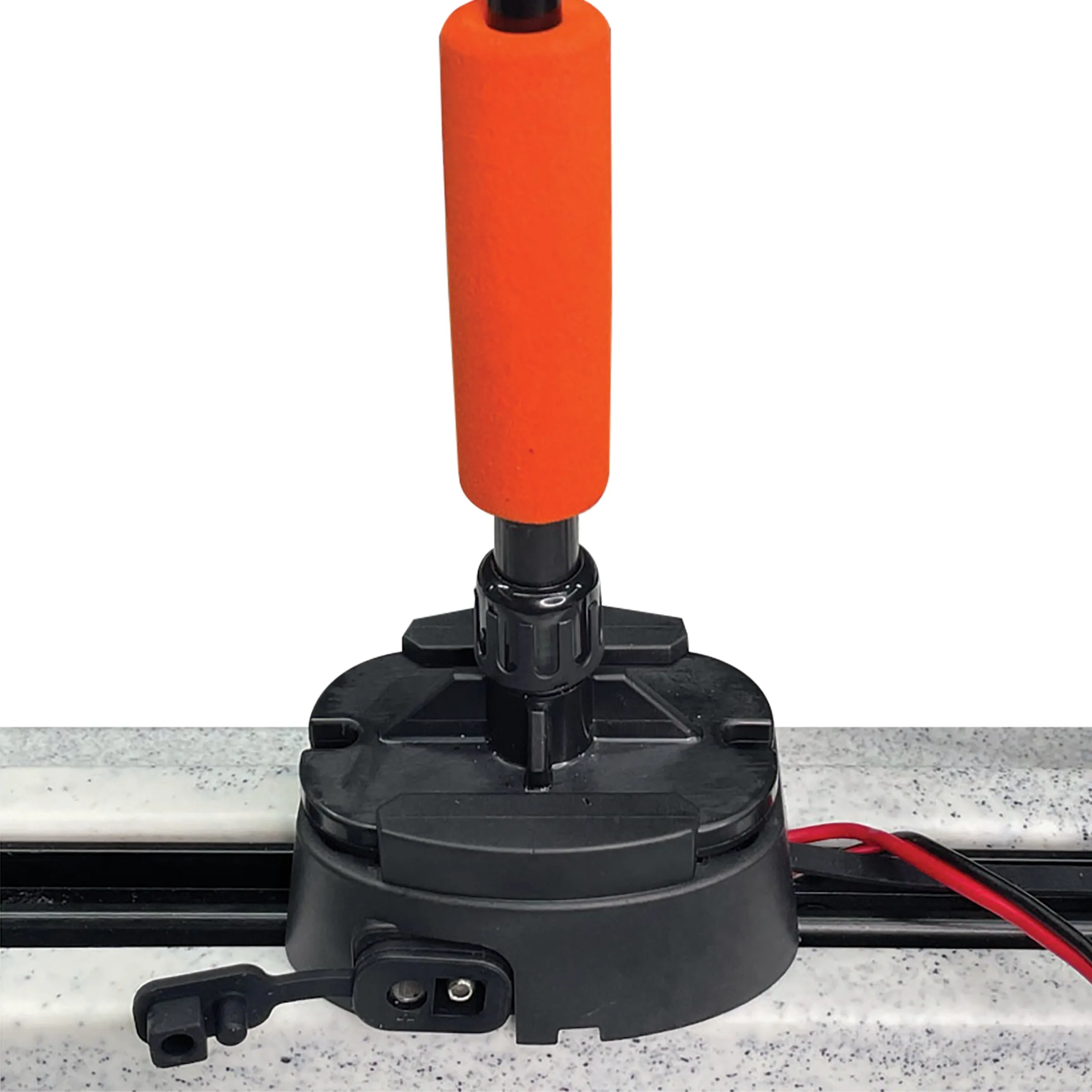 YP-LR360-PRO Lightning Rod - NEW & IMPROVED Threaded Power Connectors - Extendable Powered 360 Degree Safety Light, Flag, and Optional Accessory Mount