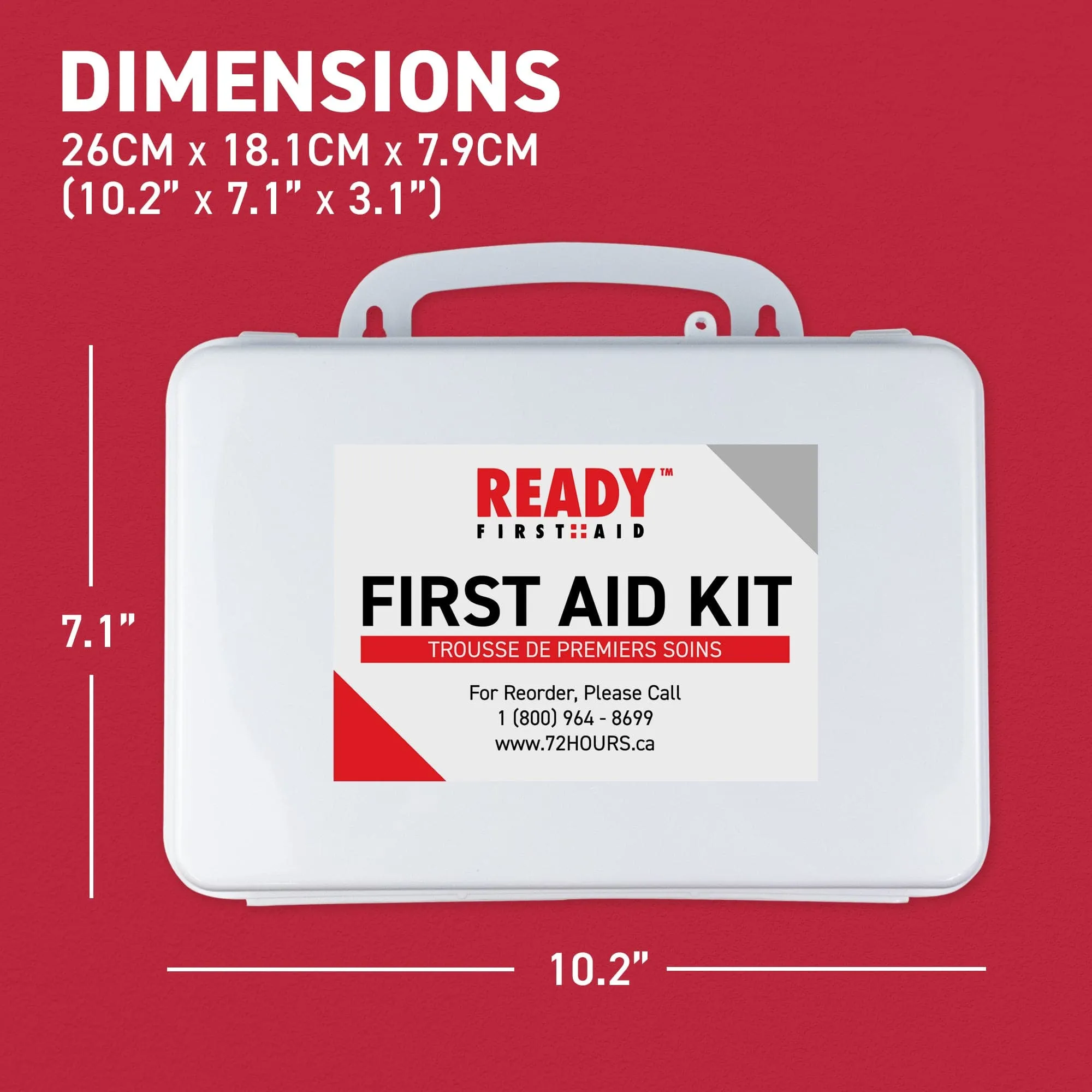 Yukon Personal First Aid Kit with Plastic Box